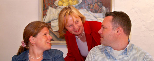 Christa Roth-Jung umsorgt die Gäste.